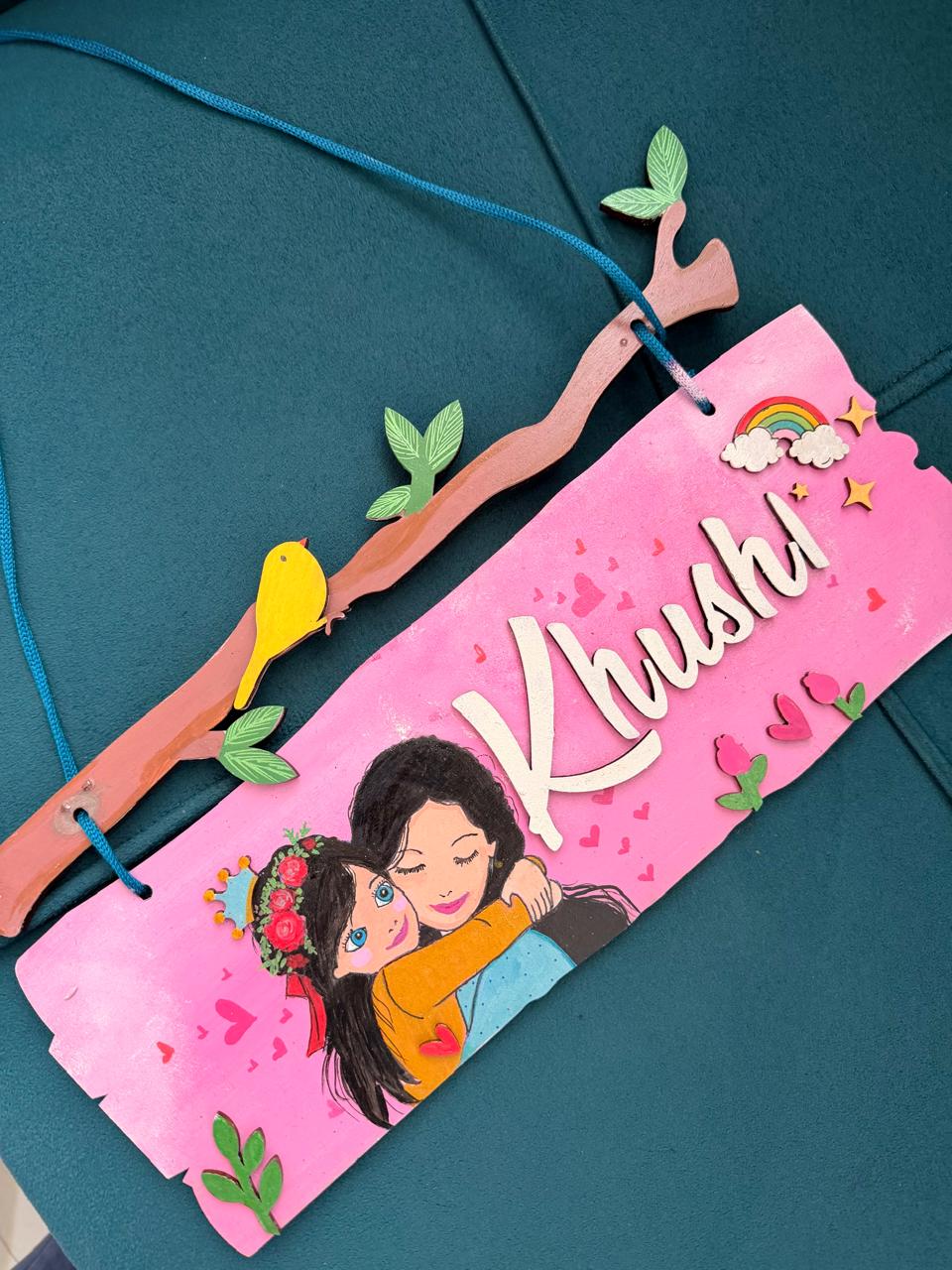 Hand-Painted Custom Name Plate